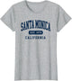 Santa Monica California Retro Est 1875 Vintage Souvenir