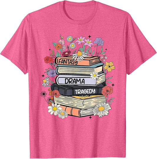 Retro Floral Book Anti Flowers Fantasy Drama Tragedy