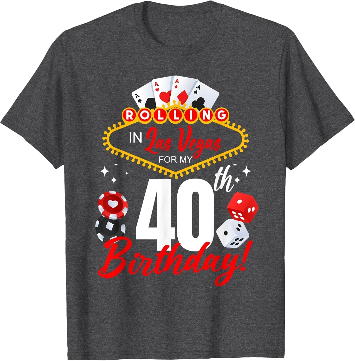 Rolling in Las Vegas 40th Birthday Crew Group Friends 40