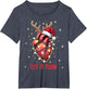 Funny Let It Flow Anatomy Heart Cardiac Nurse Santa Hat Xmas