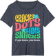 Retro Mahjong Cracks Dots Bams Snacks, Women Groovy Floral