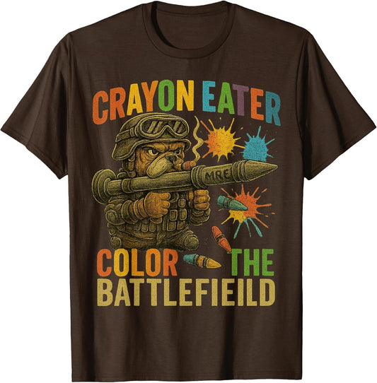 Crayon Eater Proud Military Corps Grunt Soldier Bulldog MRE