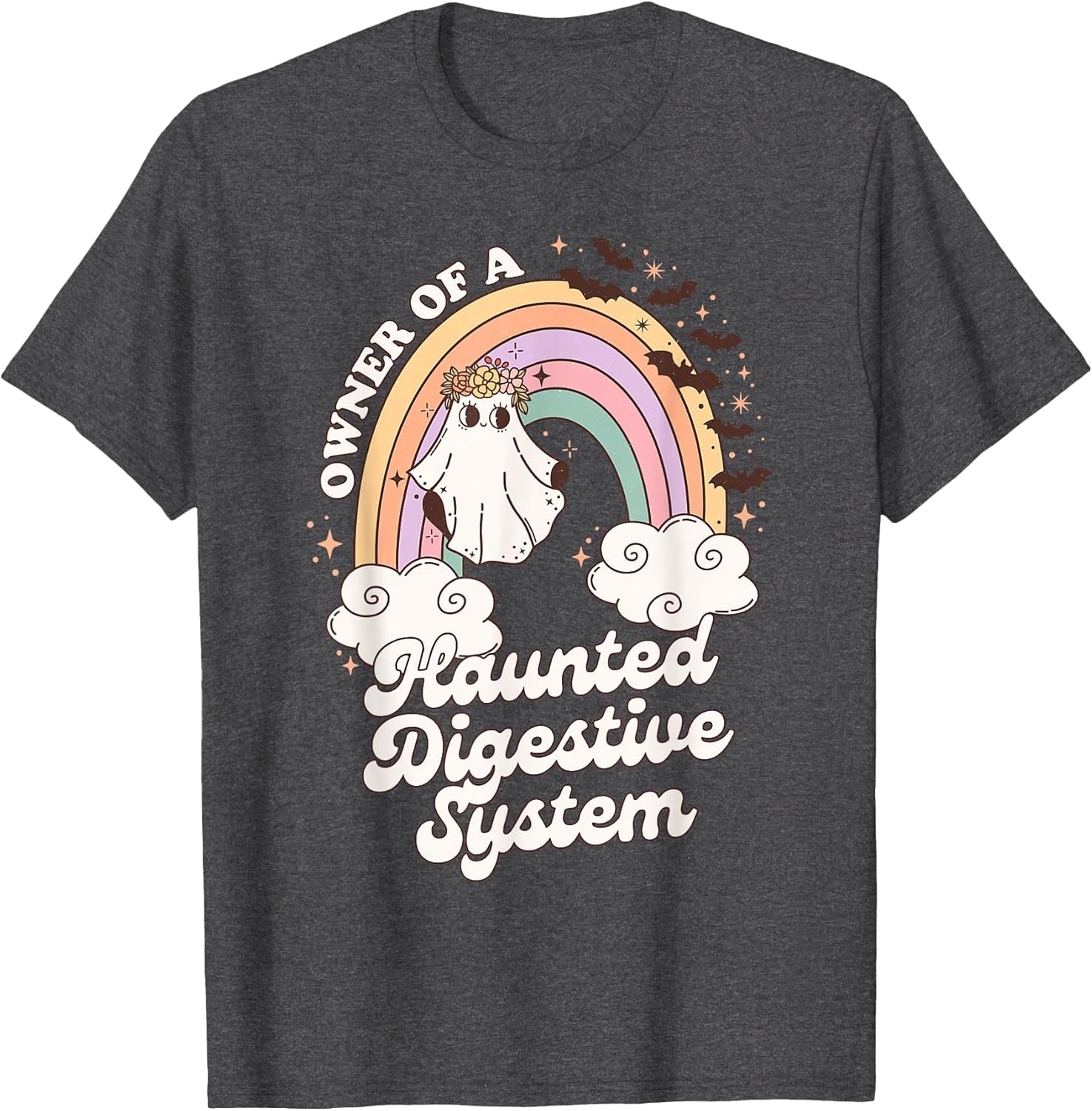 Retro Owner of A Haunted Digestive System Ghost Halloween
