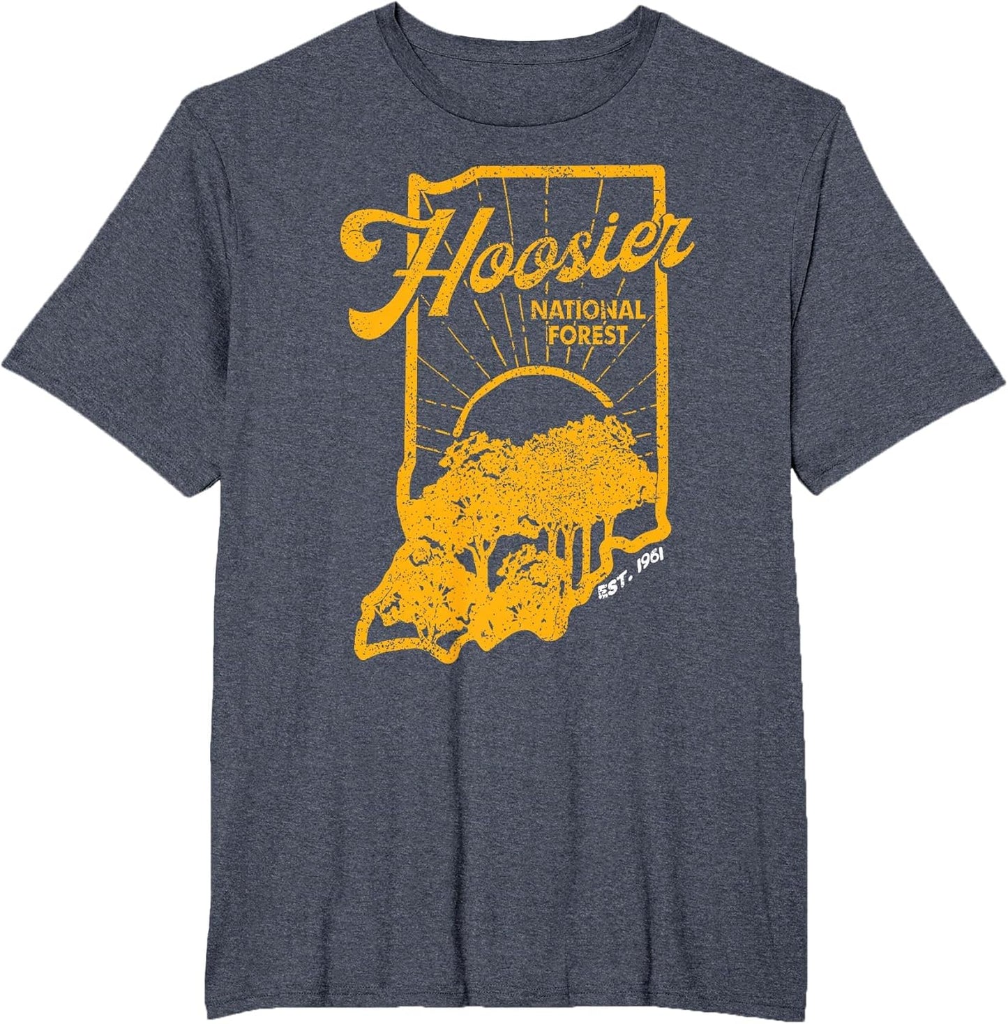 Indiana State Hoosier National Forest Retro Vintage
