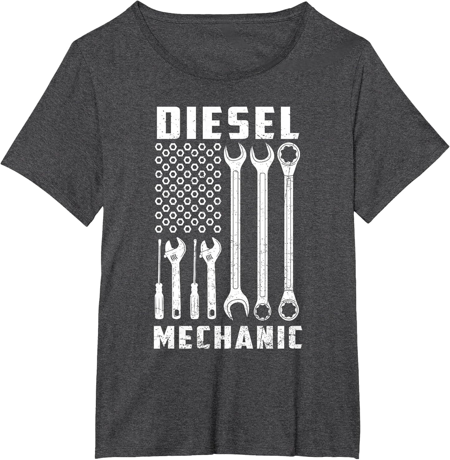 Patriotic Diesel Mechanic Tools Flag American USA