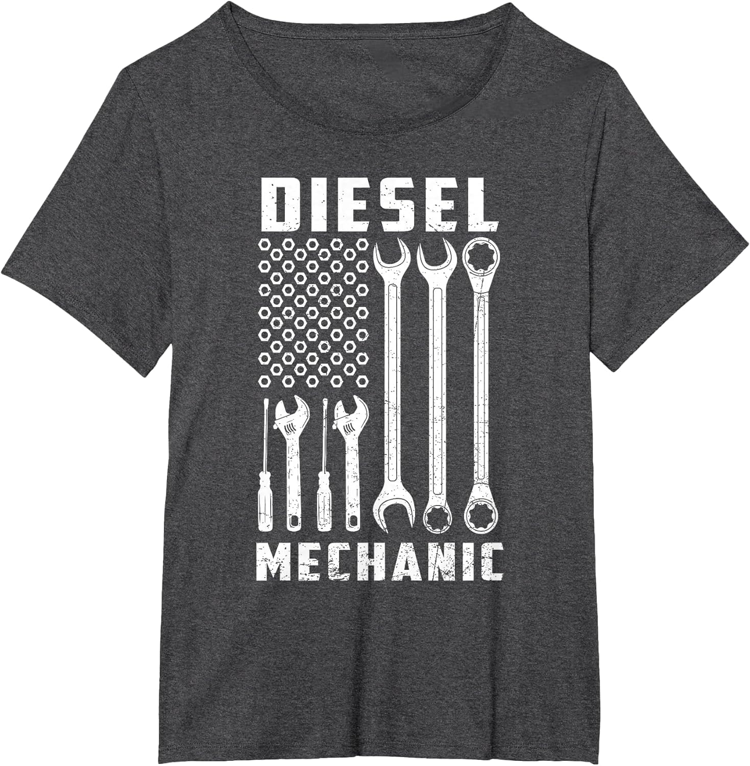 Patriotic Diesel Mechanic Tools Flag American USA