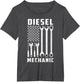 Patriotic Diesel Mechanic Tools Flag American USA