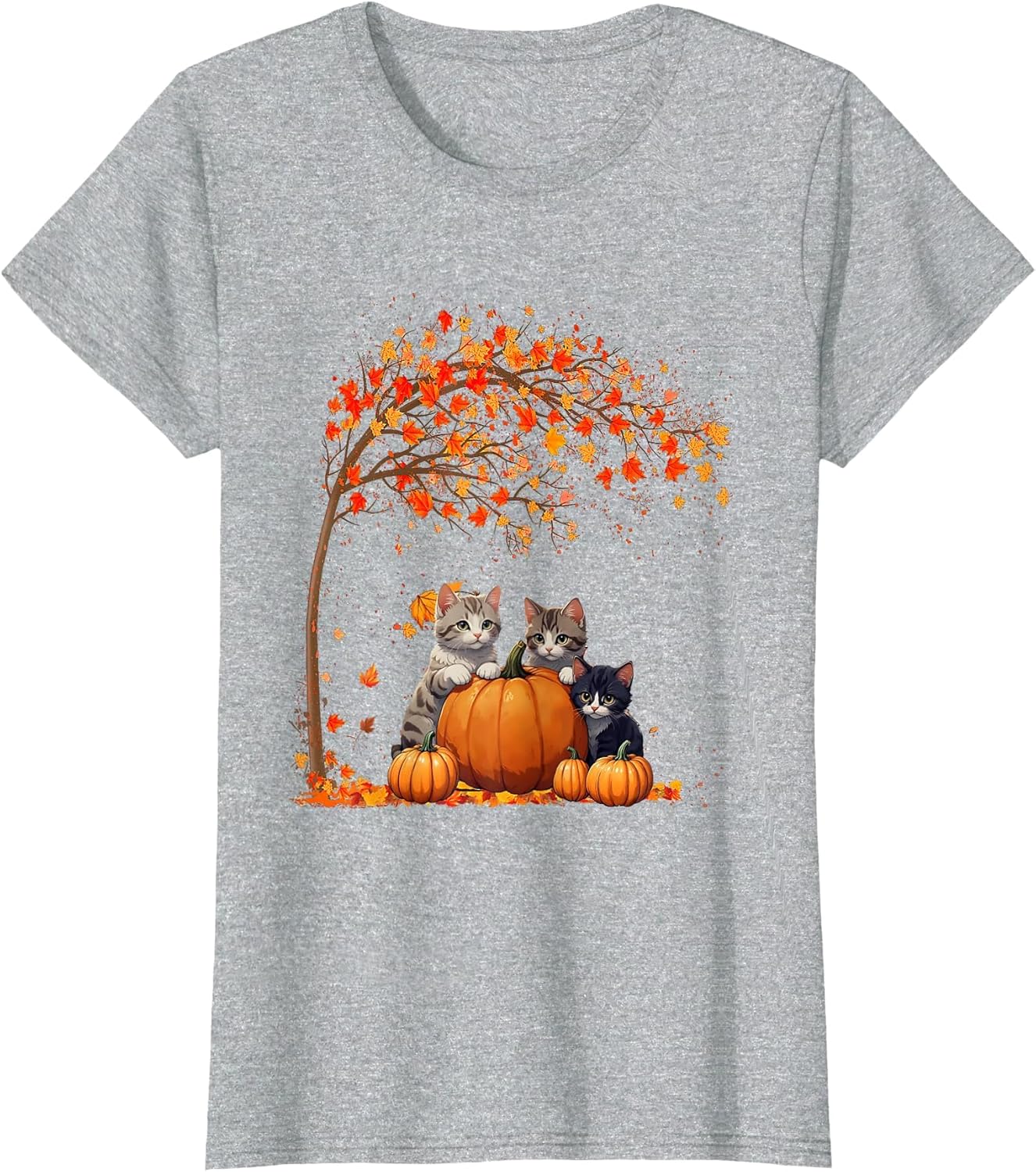 It's Fall Y'all Cat Leaf Fall Tree Hello Autumn Thanksgiving