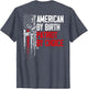 American by Birth Patriot by Choice American Flag (on Back)