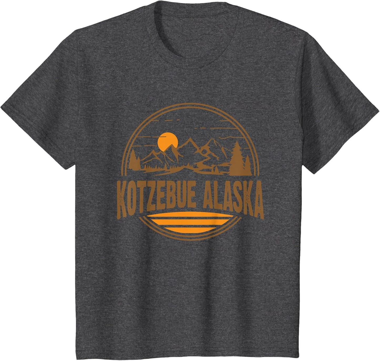 Vintage Kotzebue, Alaska Mountain Hiking Souvenir Print