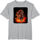 Cool Burning Animal Love with fire and Flames Horse Outfit