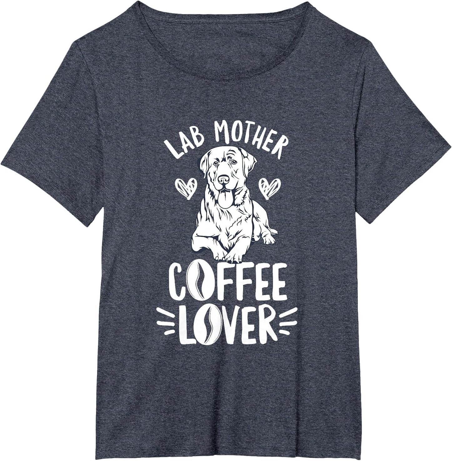 Lab Mother, Coffee Lover Design for a Silver Lab Mom