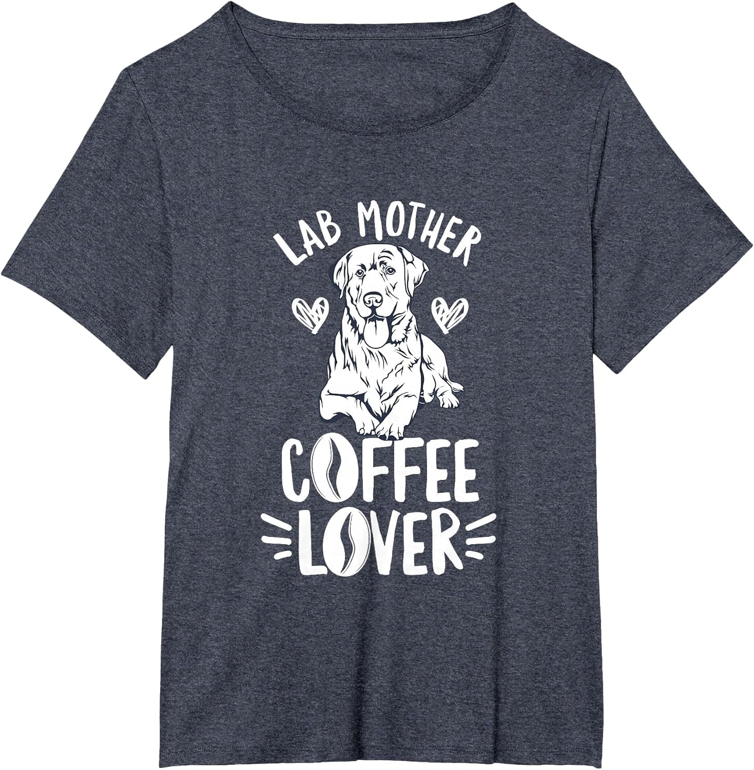 Lab Mother, Coffee Lover Design for a Silver Lab Mom
