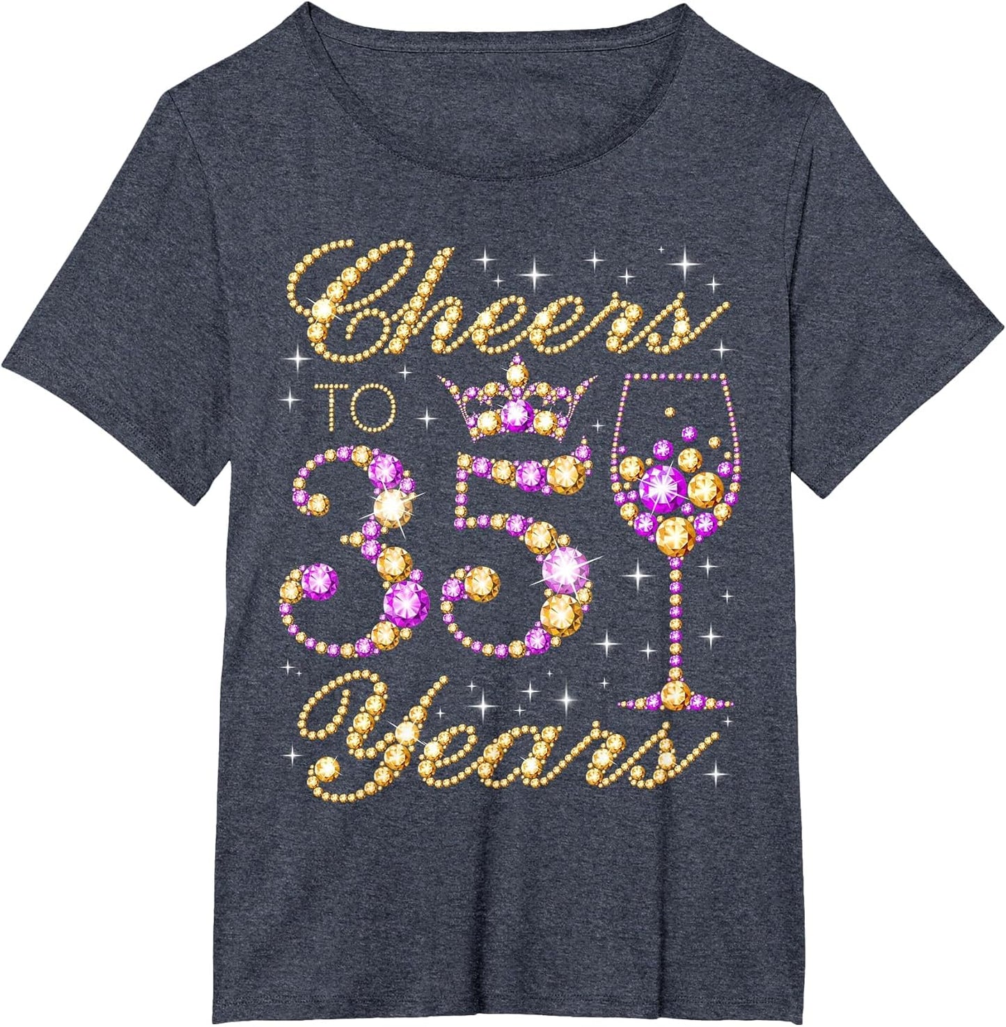 Cheers to 35 Years Old Queen 35th Birthday Party