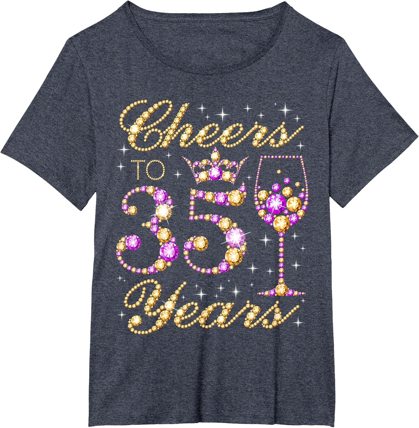 Cheers to 35 Years Old Queen 35th Birthday Party