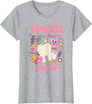 Cute Tooth Fairy Squad Matching for Dentist Dental Assistant