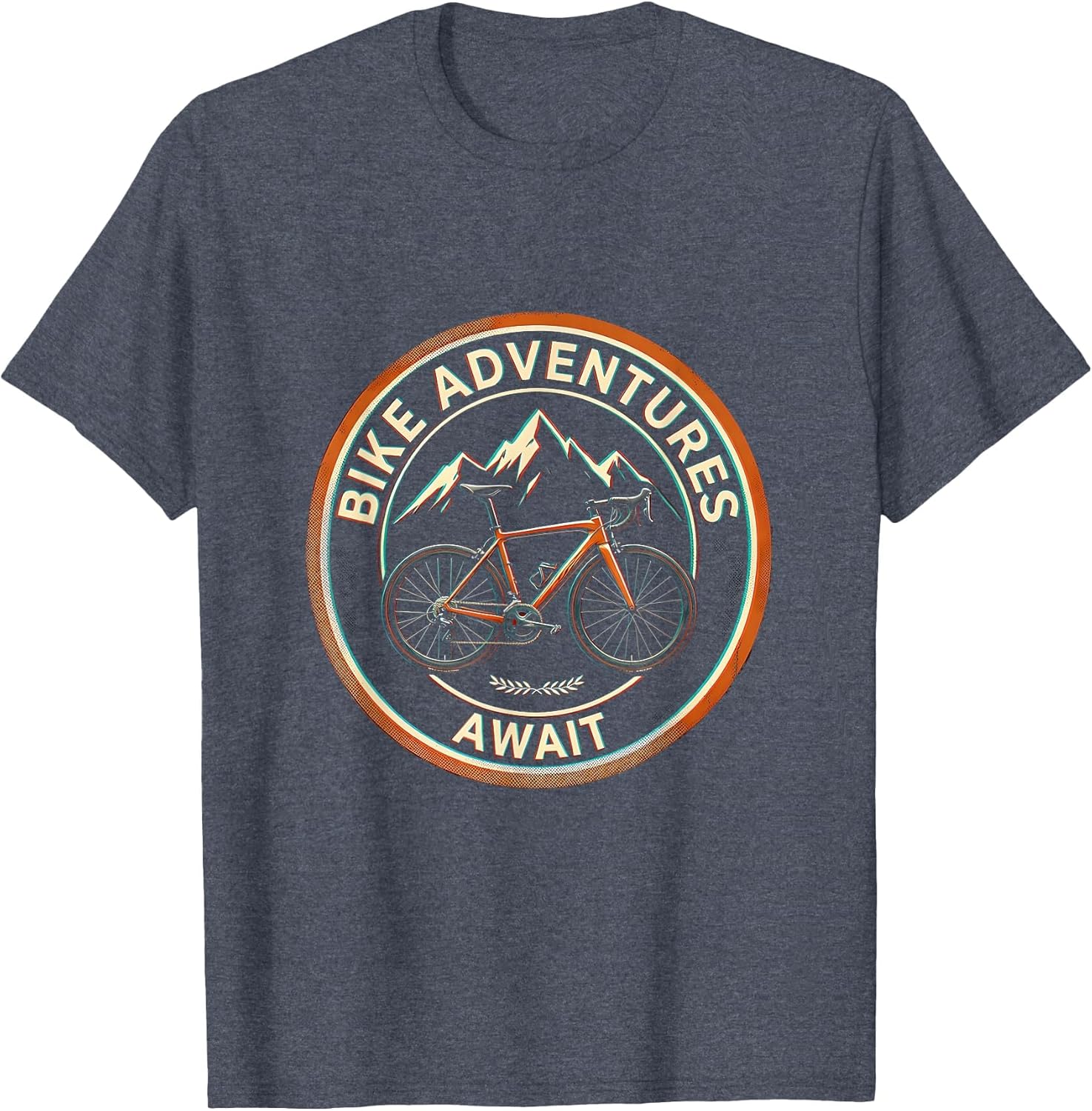 Bike Adventures Await Cycling Graphic Design