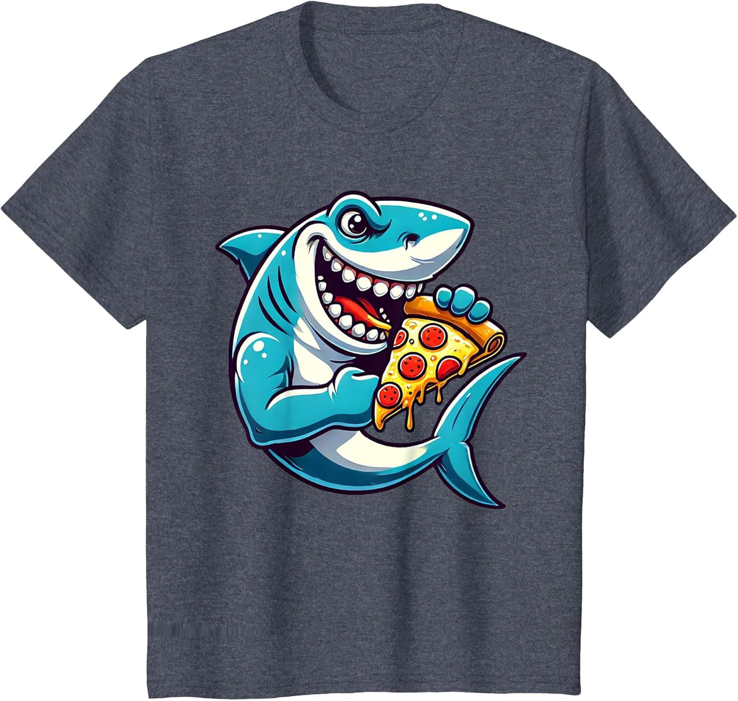 Shark Eating Pizza Kids Fast Food Pizza