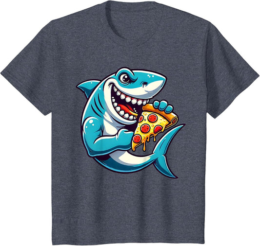 Shark Eating Pizza Kids Fast Food Pizza