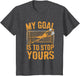 Goal Keeper and Soccer Player, My Goal is to Stop Yours