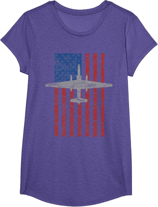 U-2 Dragonlady Spyplane Color Vintage Flag
