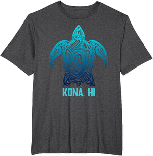 Kona Hawaii Tribal Sea Turtle Hawaiian Surfer Diving