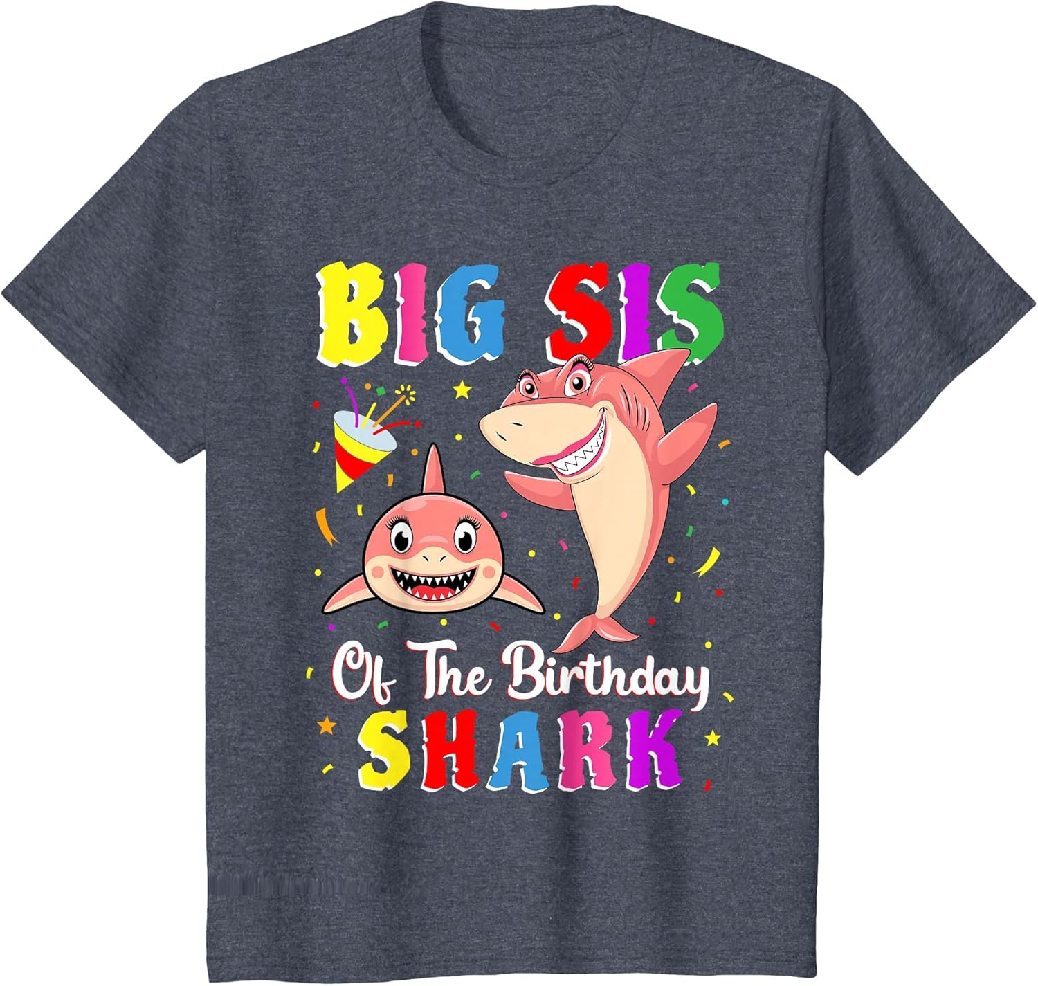 Big Sis of The Shark Birthday Family Birthday Little Sister