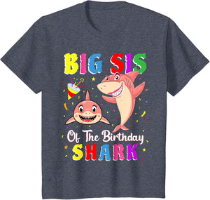 Big Sis of The Shark Birthday Family Birthday Little Sister