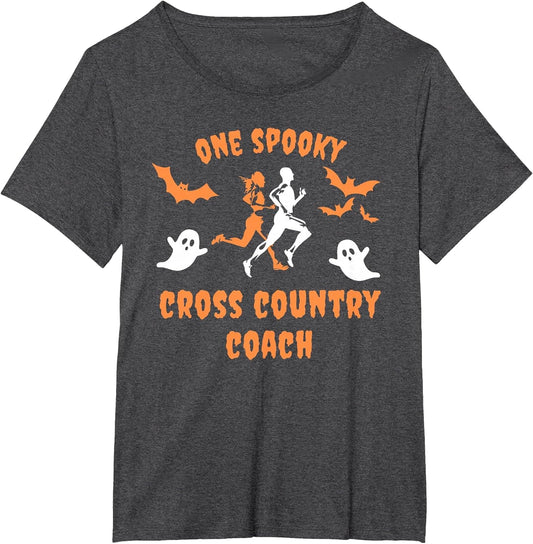 Cross Country Coach Halloween Running Sports Spooky Funny