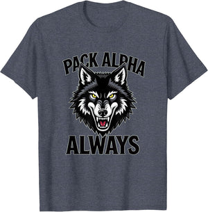 Pack Alpha Always Alpha Wolf Design