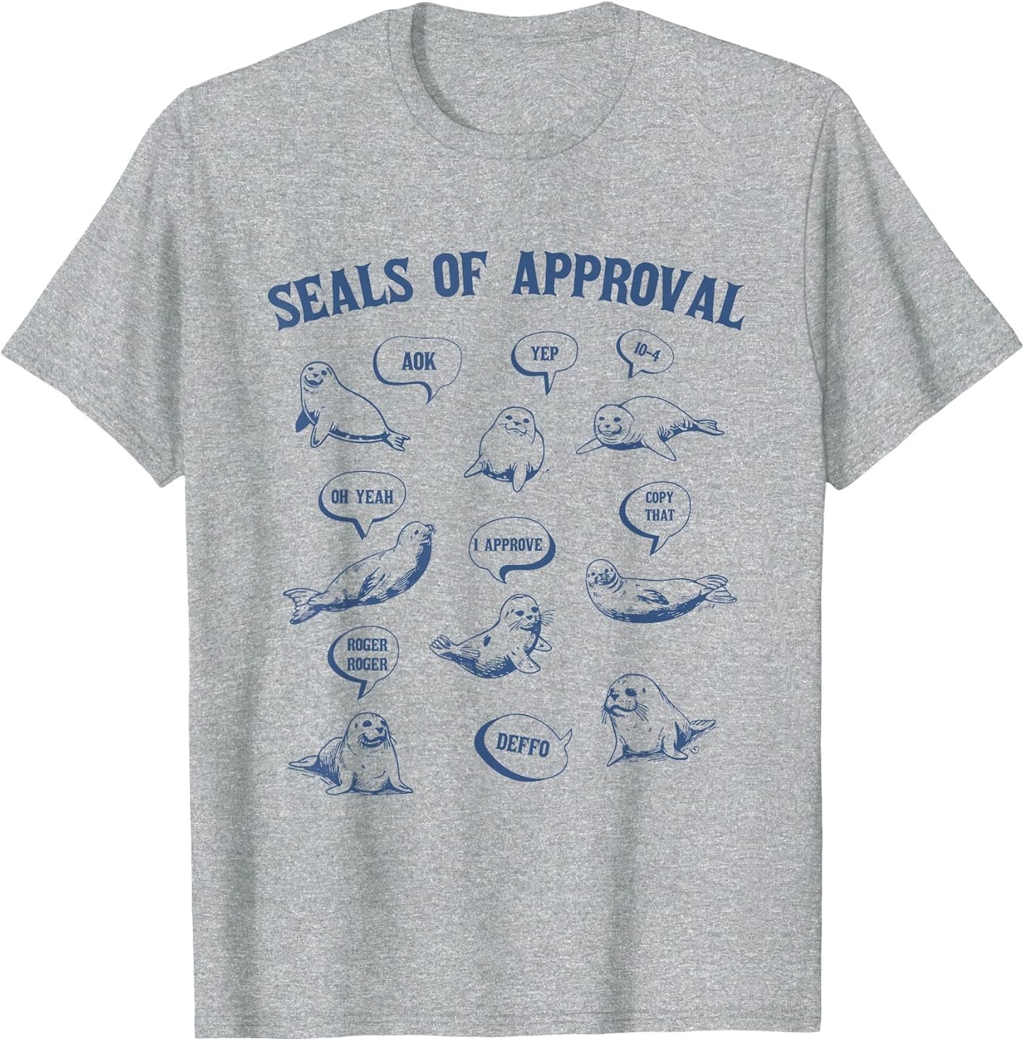 Seals of Approval Shirt Sarcastic Pun Funny Joke