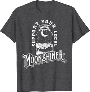 Support Your Local Moonshiner Funny Moonshine Jar Vintage