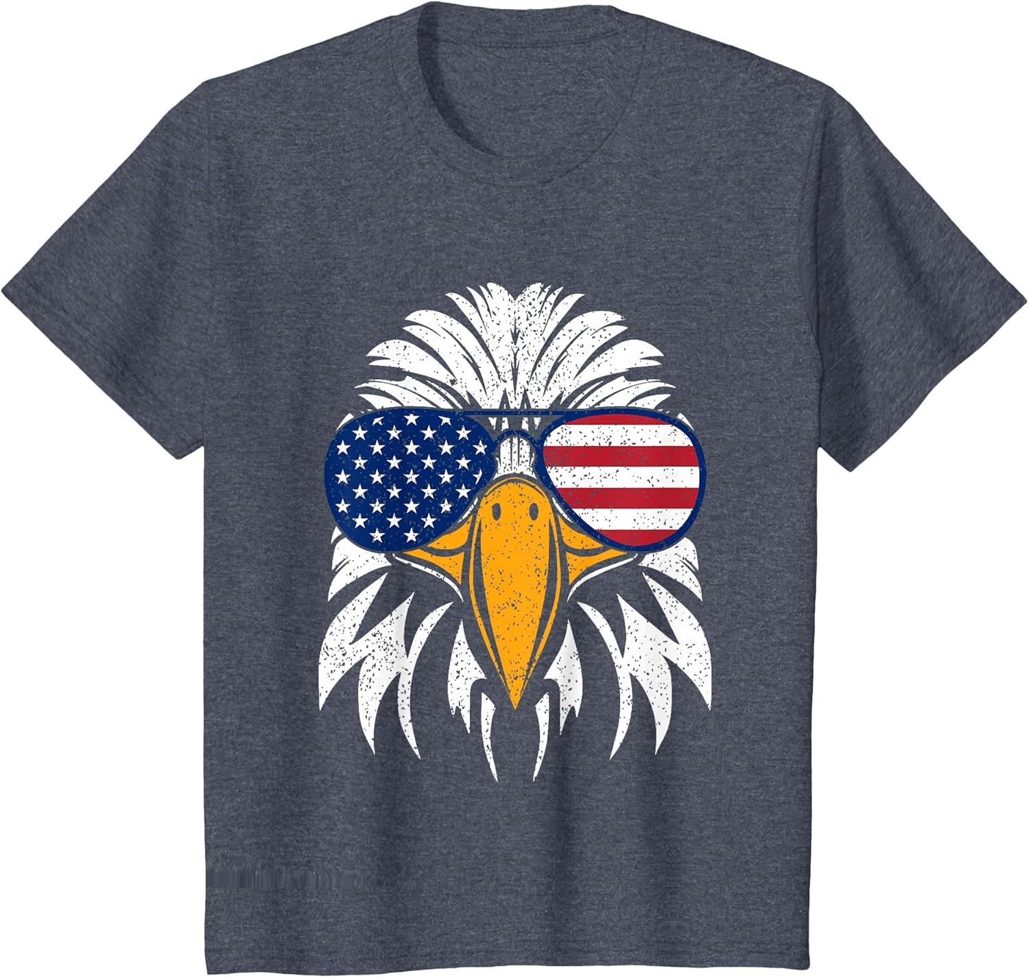 4th of July Bald Eagle Patriotic American Flag Glasses