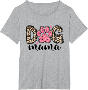 Cute Dog Mama Leopard Dog Lover Paw Dog Mom Squad