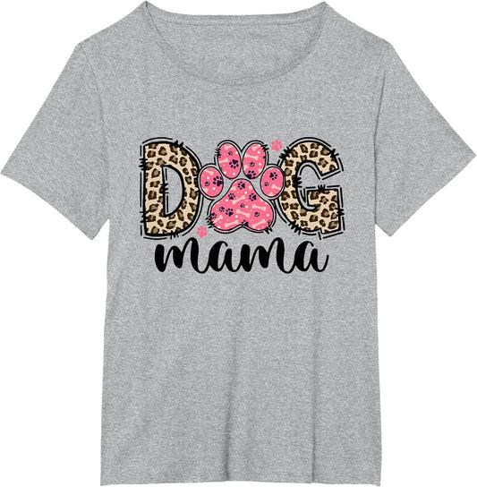 Cute Dog Mama Leopard Dog Lover Paw Dog Mom Squad