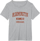 Bloomington Indiana in Vintage Athletic Sports Design