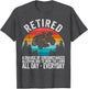 Funny Retired Definition Lawn Mowing Mow Retirement