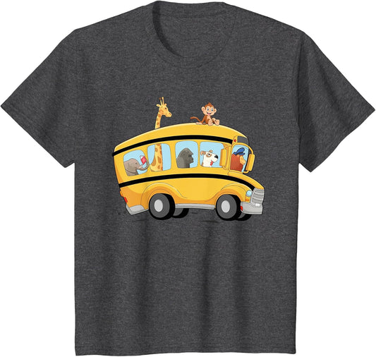 Lion,Dog and Monkey in a School Bus Funny