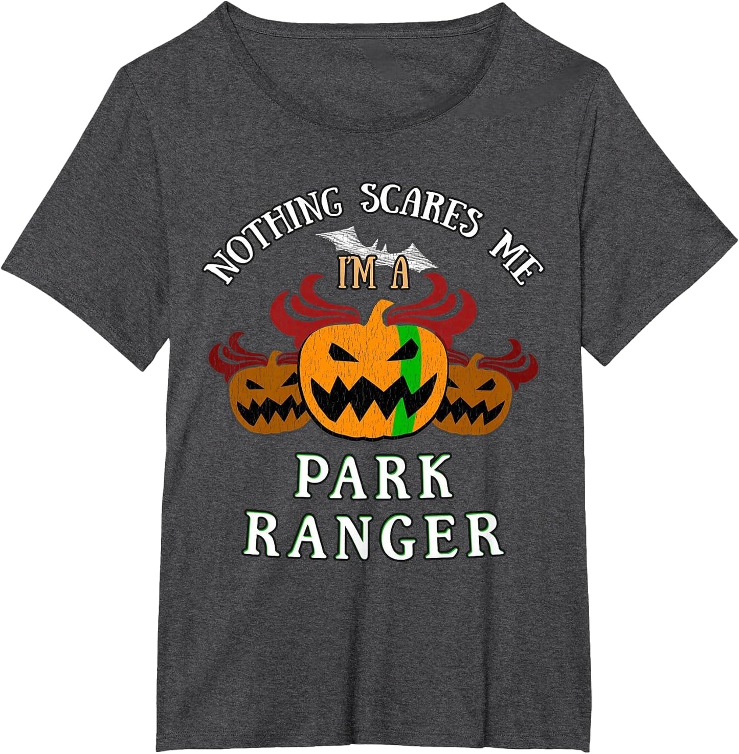 Park Ranger Blue Line on Pumpkin for Halloween Party