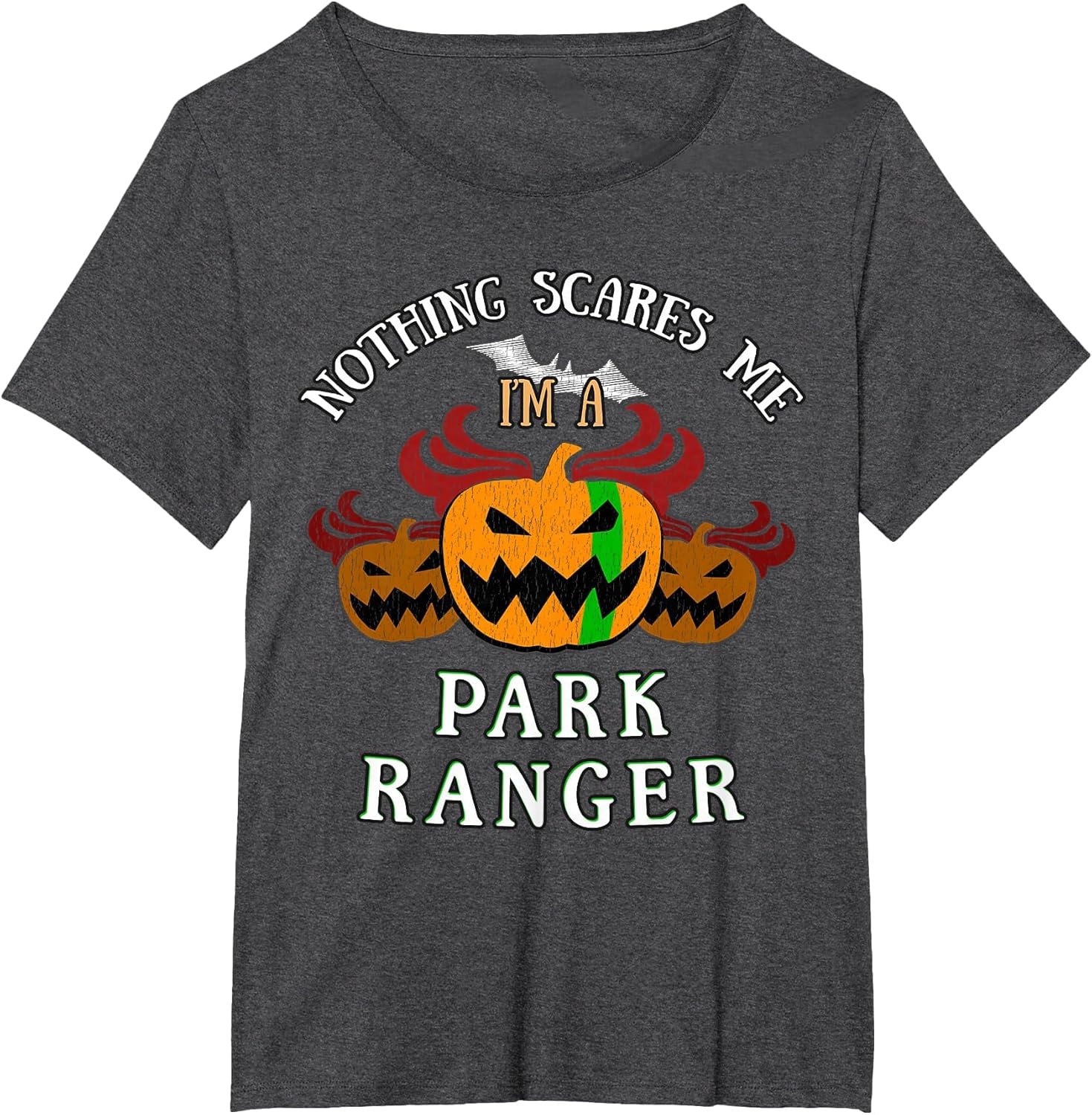 Park Ranger Blue Line on Pumpkin for Halloween Party