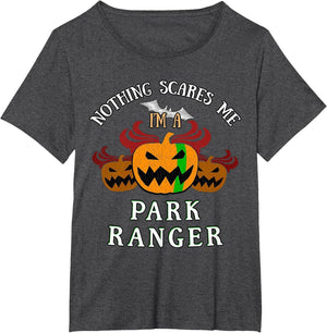 Park Ranger Blue Line on Pumpkin for Halloween Party