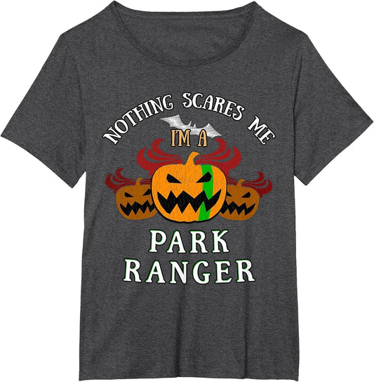 Park Ranger Blue Line on Pumpkin for Halloween Party