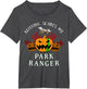Park Ranger Blue Line on Pumpkin for Halloween Party