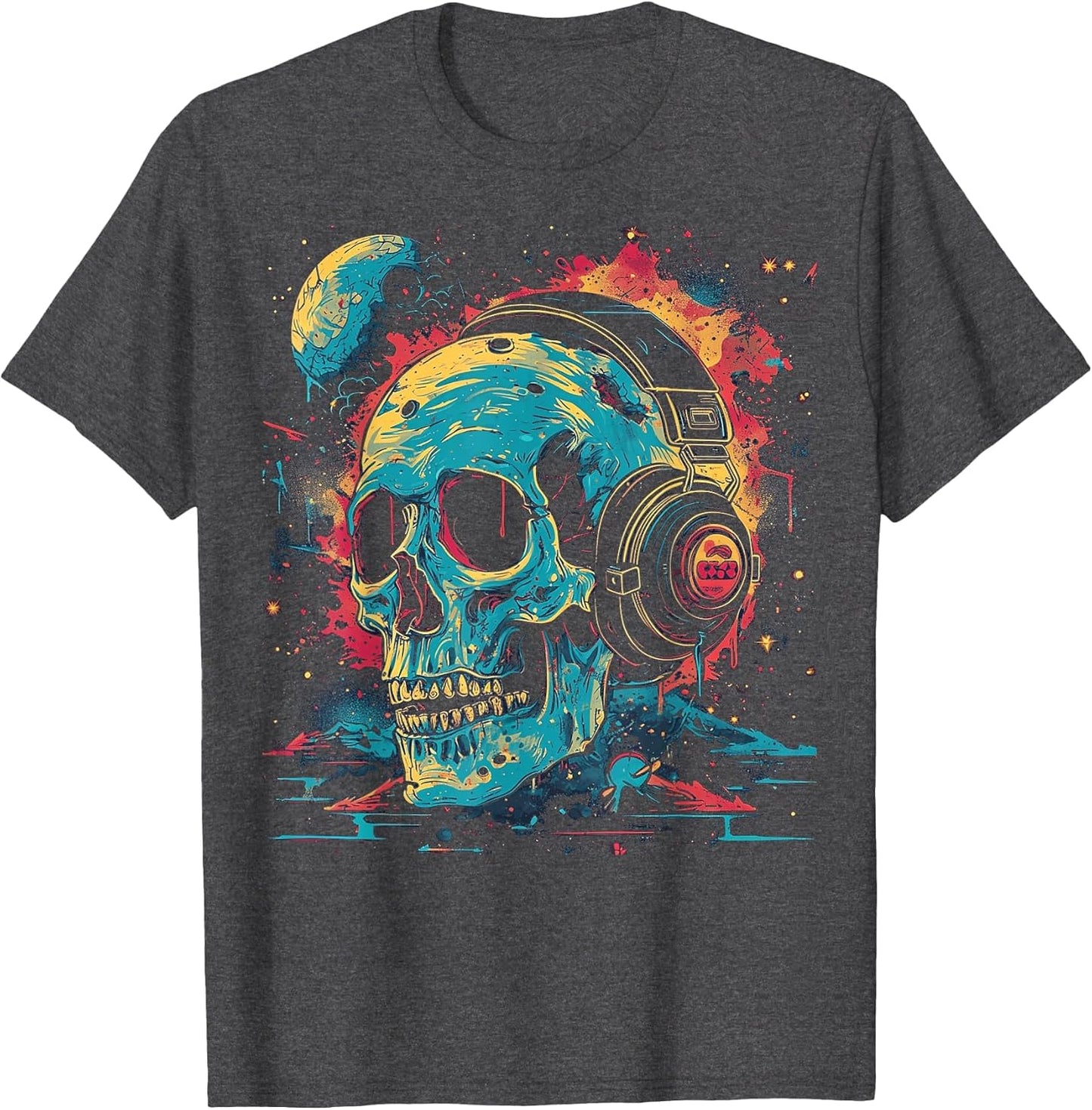 Cosmic Skull DJ | Men Women (S-6XL) | Graphic