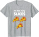 Cute Pizza 3rd Birthday I'm This Many Slices 3-Year-Old