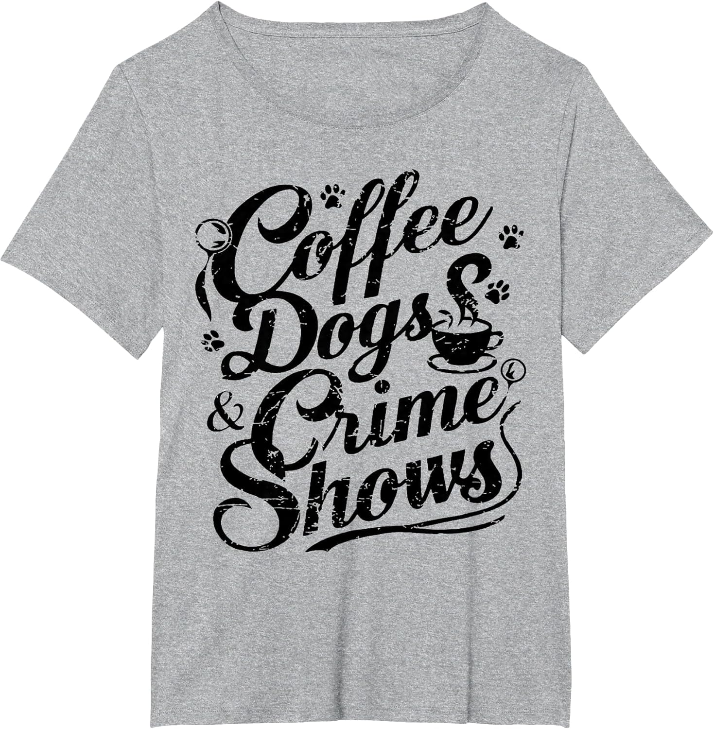 Coffee Dogs Crime Shows Funny Coffee Dog Lovers