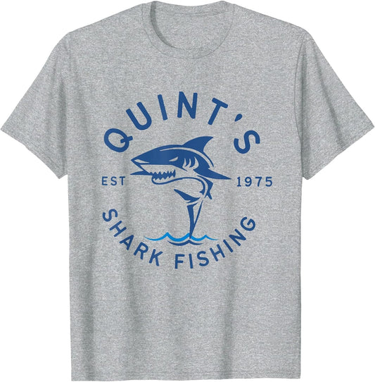 Vintage Quint's Shark Fishing 1975 Retro