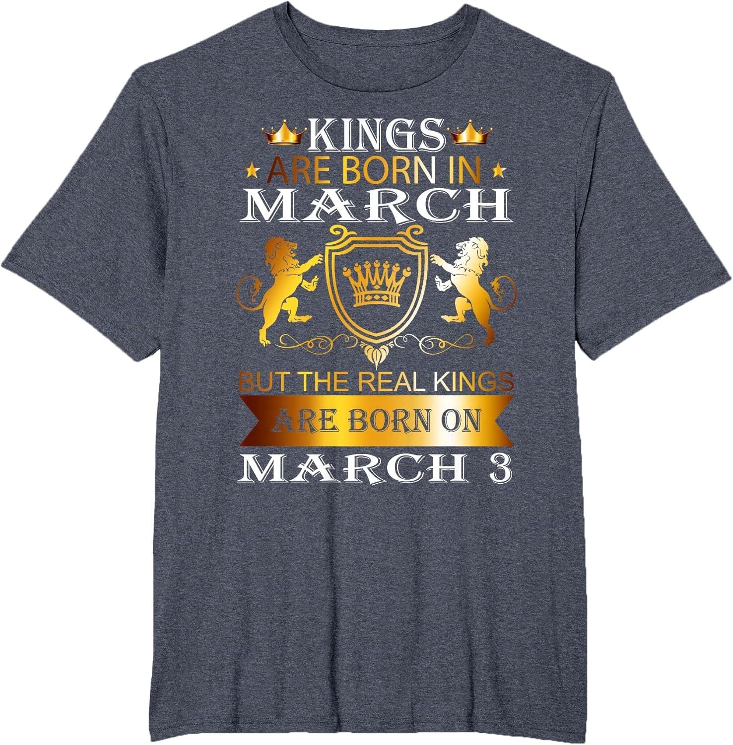 Kings are Born On March 3rd Birthday Bday Men Boy Gift