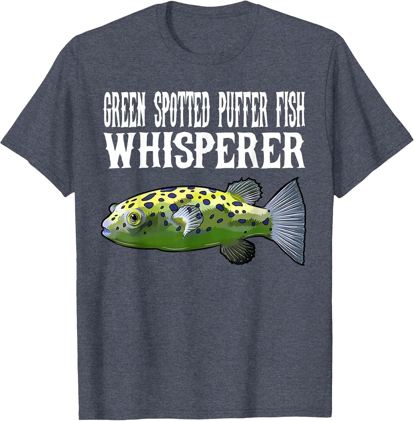 Green Spotted Puffer Whisperer Funny Fish Lover