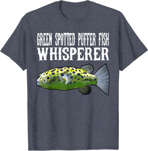 Green Spotted Puffer Whisperer Funny Fish Lover